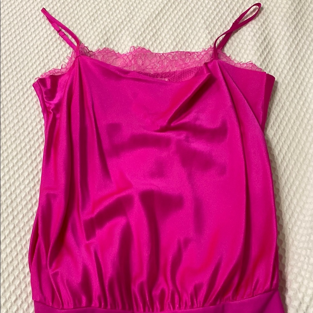 Cami NYC Pink Satin Camisole